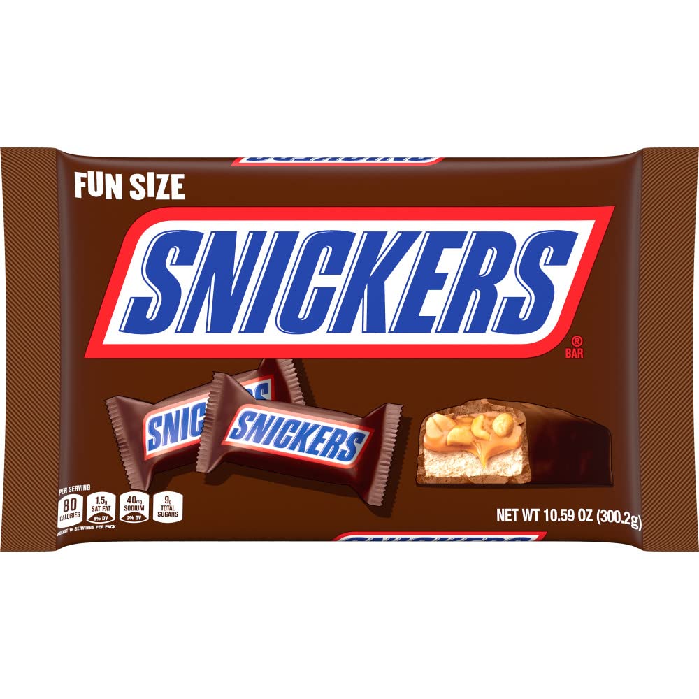 SNICKERS Original Fun Size Chocolate Candy Bars 10.59 oz Bag