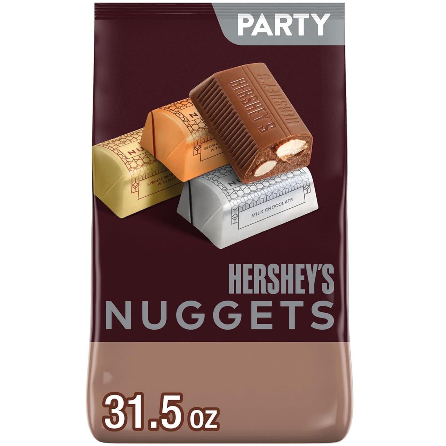 HERSHEY'S NUGGETS Assorted Chocolate, Halloween Candy Party Pack