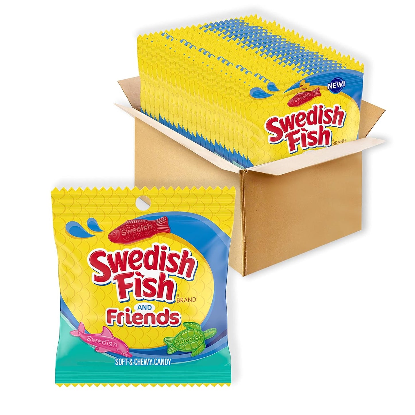 SWEDISH FISH and Friends Soft & Chewy Candy