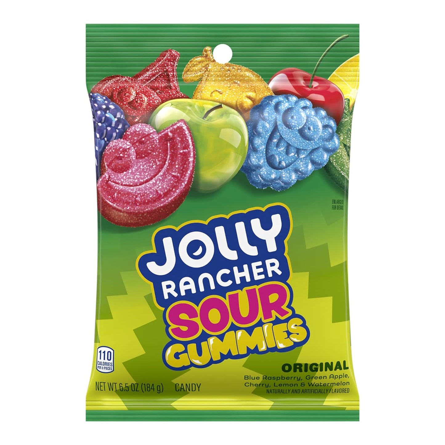 JOLLY RANCHER Gummies Sours Assorted Fruit Flavored Candy Bag