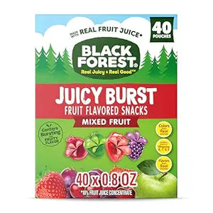 Black Forest, Juicy Burst, Fruit Flavored Snacks