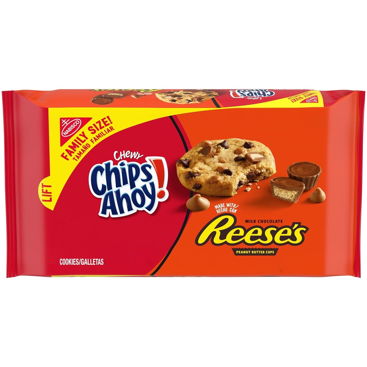 CHIPS AHOY! Chewy Chocolate Chip Cookies with Reese's Peanut Butter Cups