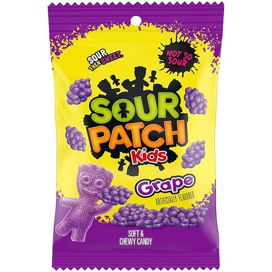 SOUR PATCH KIDS Grape Soft & Chewy Candy