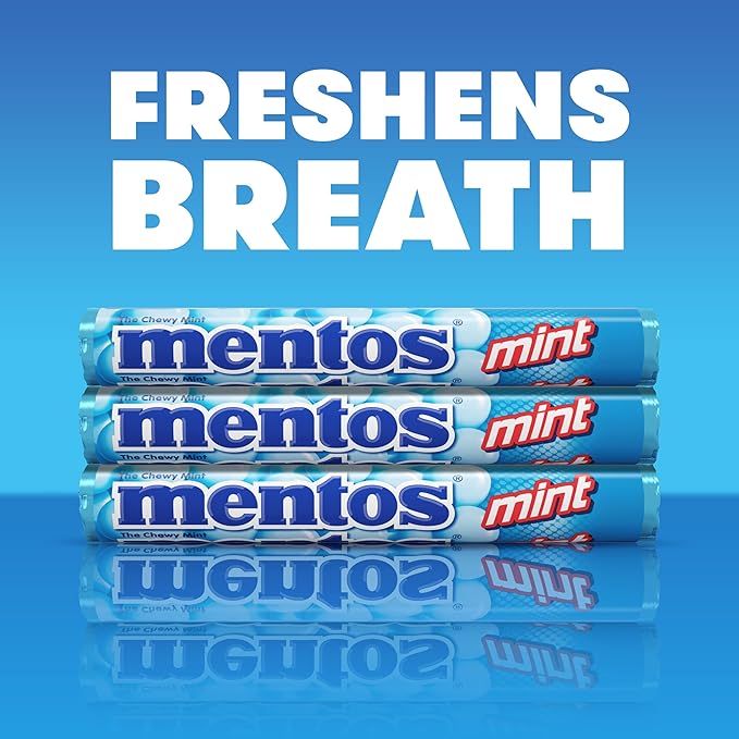 Mentos Mint Chewy Candy 15 Pack